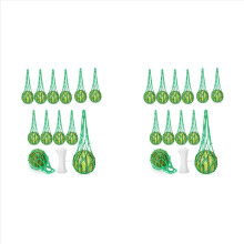 24 Stück Wassermelonennetz, Melonenhängematte, Melonenwiege, Pflanzen- und Gartenstützen, Kürbisstütze, Hängebeutel schützt Grün
