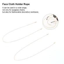 Verkleuringsbestendige halsketting voor dames, eenvoudig kettingontwerp met verstelbare choker en karabijnsluiting, 18k verguld hypoallergeen