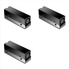 3X M.2 SSD NVMe Heat Sink M2 2280 Solid State Disk Air Circulation Radiator with Fan Aluminum Heatsink Thermal Pad