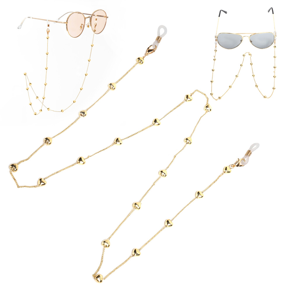 Pearl Eyeglass Chains For Women, Mask Chain Eyewear Chain, Stylish And Durable Glasses Lanyard With Silicone Connectors, Fashionable Accessory For