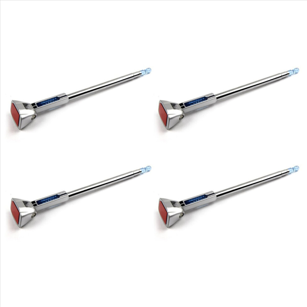 4X Adjustable Telescopic Three Section Flagpole Car Mounted Telescopic -6623 4852070768566