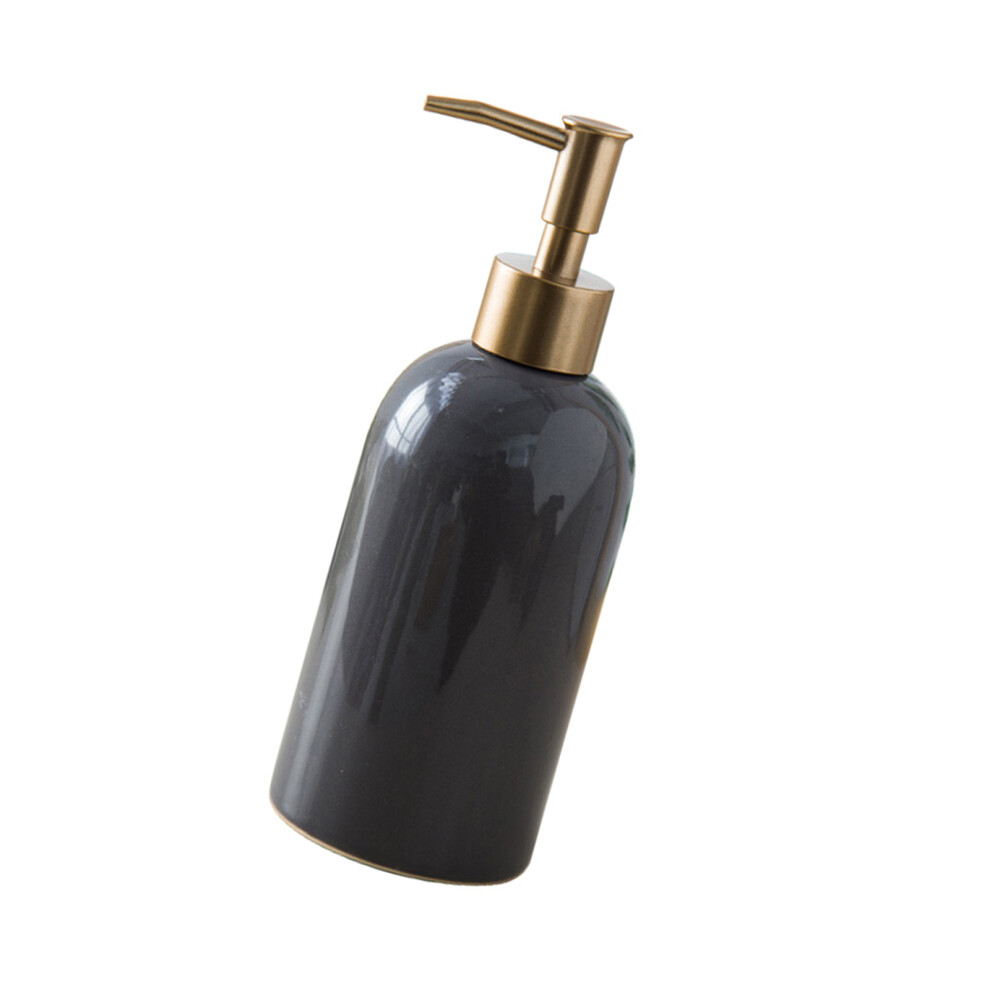 Gray Ceramic Soap Dispenser Hand Sanitizers Dispenser Bottle