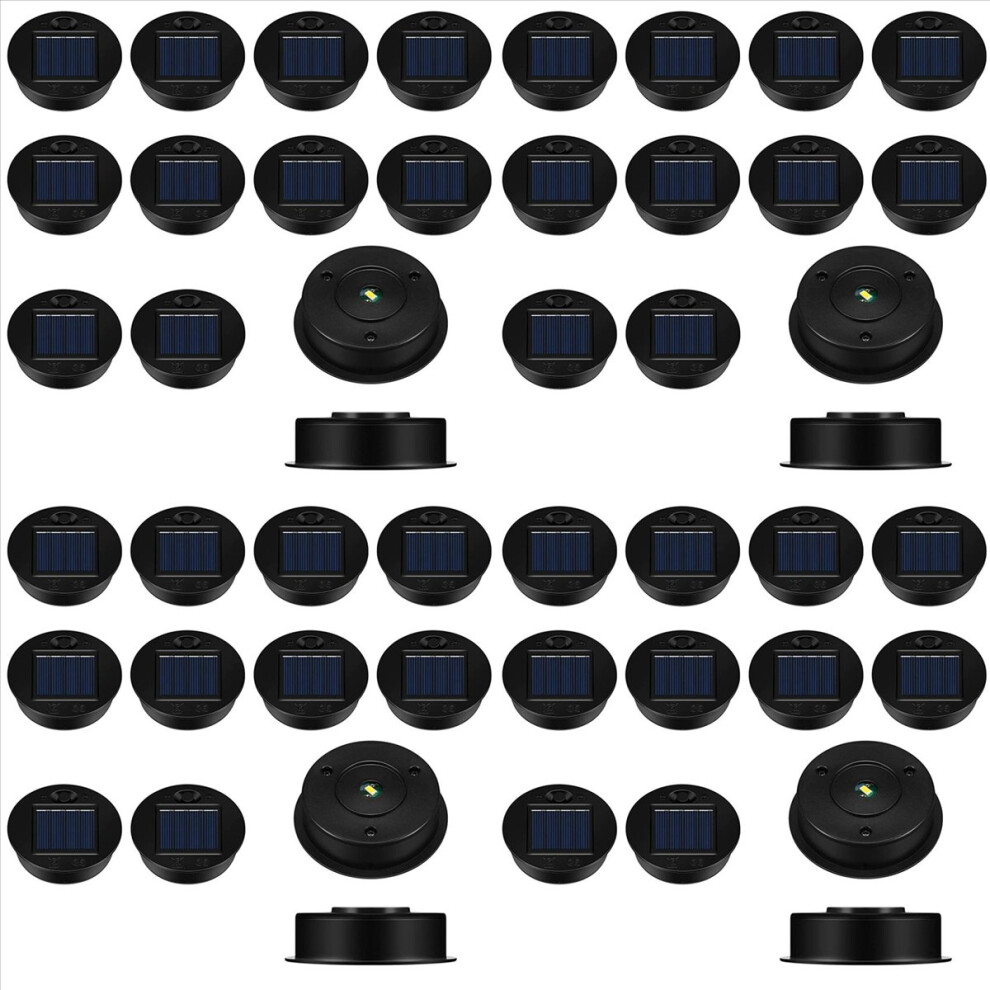 48 Pack Replacement Solar Light Parts Solar Light Replacement Tops Waterproof Led Solar Panel Lantern Lid Light Outdoor 4852070778978