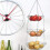 3 Layer Hanging Wire Basket For Fruit Vegetable Storage-1 pack 5