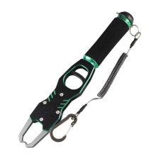 Fish Lip Gripper with Scale 40LB Stainless Steel Fishing Pliers NonSlip Grip Corrosion Resistant Green