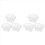 6Pcs MF-DD Dental Diffuser Kit for V860 V850 TT685 TT600 MF12 Universal Flash Silicone Diffusion Dome 1