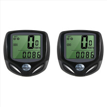 2x Draadloze waterdichte fietsmagneetsensor, digitale kilometerteller, multifunctionele fietsaccessoires