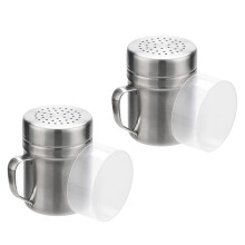 2pcs Food Safe Powder Shaker Coffee Duster Canisters Baristas