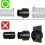 2x 70136 Adaptador Cônico Redutor de Mangueira de 4 Polegadas para Mangueira de 2-1/2 Polegadas, Conexões para Mangueira de Coleta de Pó 4