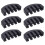 6X Rubber Mute 4/4 βιολί ελαφριάς εξάσκησης μαύρο 1