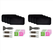 2x Trampolin-Reparaturset, rechteckige Flicken, zur Reparatur von Rissen oder Löchern in der Trampolinmatte