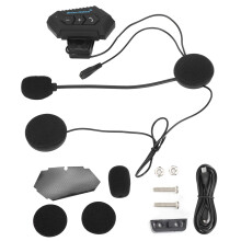 Motorkerékpár Bluetooth fejhallgató Hi-Fi sztereó hangszórókkal Vízálló kialakítás Zajcsökkentő mikrofon Automatikus válasz