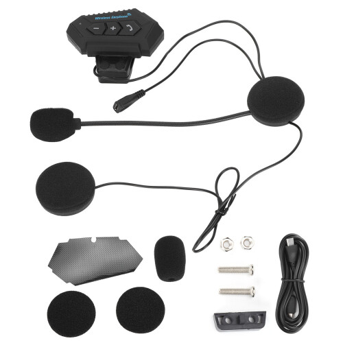 Ακουστικά Bluetooth Μοτοσικλέτας με Στερεοφωνικά Ηχεία Hi-Fi Αδιάβροχο Σχεδιασμό