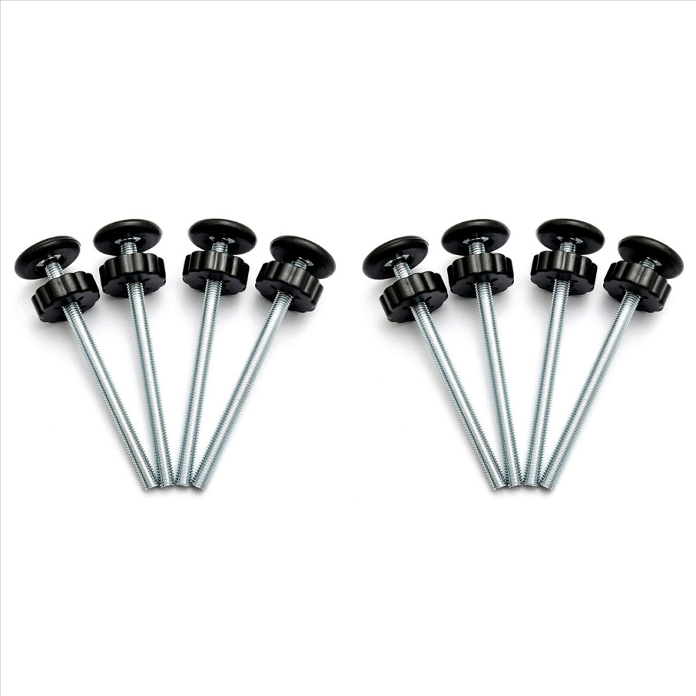 8Pcs Universal Baby Gate Threaded Spindle Rod, M8 Replacement Bolt Part for Baby & Pet Pressure Mounted Safety Gates B