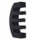 6X Rubber Mute 4/4 βιολί ελαφριάς εξάσκησης μαύρο 3