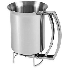 Stainless Steel Pancake Batter Dispenser 800ml for Mess Cupcake Waffle Baking