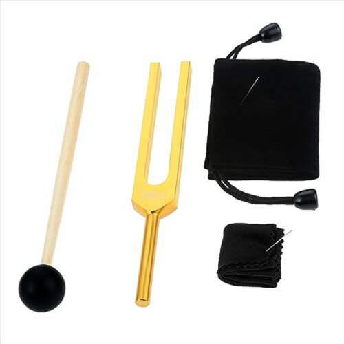 5X 528 Hz Tuning Fork, Χρυσά Tuning Forks 528 Hz για μουσικό όργανο, διαλογισμό, χαλάρωση 1
