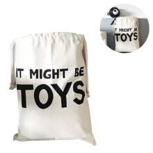 Sac à linge à cordon de serrage, panier de rangement portable pour chambre d'enfant, grande capacité et imperméable, idéal pour la maison et les