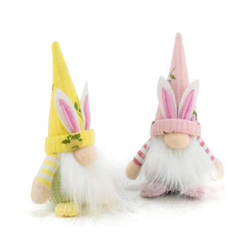 Oreilles de lapin de pâques, Gnome sans visage,-Jaune 2