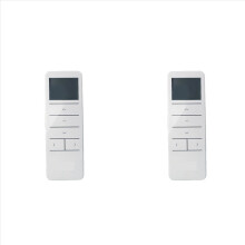 2x 15-kanaals RF433-handheldafstandsbediening voor elektronische raamgordijnen, motorrolgordijnen en Smart Life APP-bediening