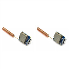 2x Ra-01 LoRa SX1278 433M Wireless Spread Spectrum Übertragungsmodul, maximale Reichweite 10 km