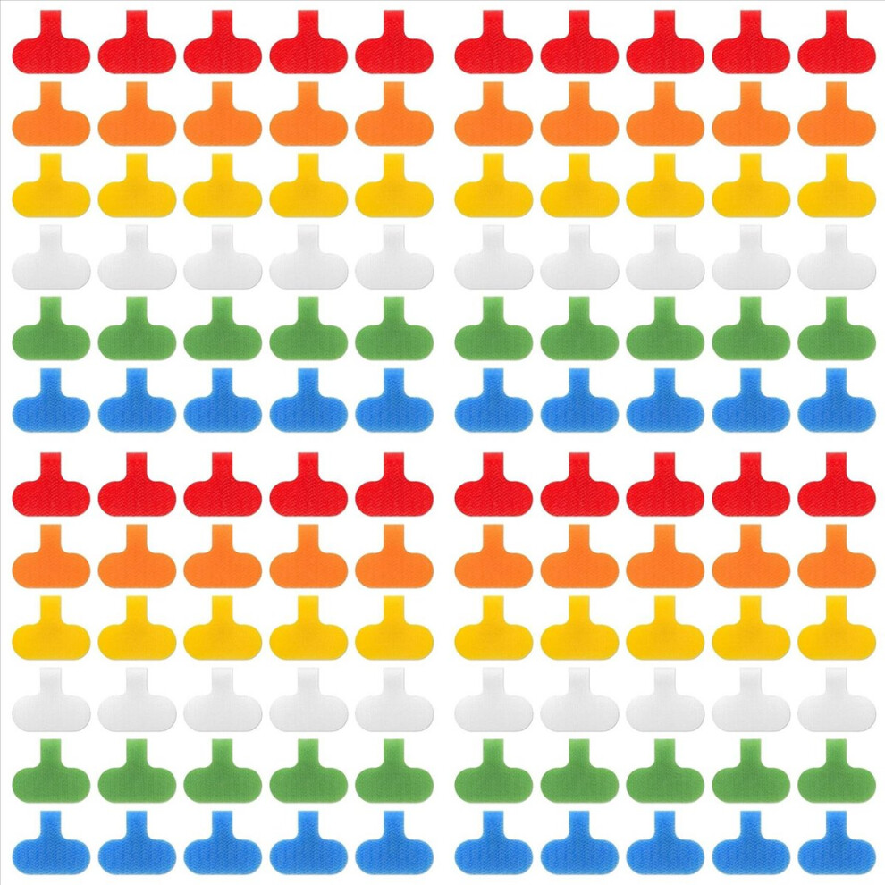 120 Pcs Cable Labels Cord Labels Multi-Color Write On Wire Labels Tags For Cable Management And Identification 4852070784757