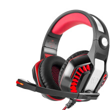 Anpassningsbart ljud för spelheadset, kompatibilitet med flera plattformar, anpassningsbara ljudfunktioner, snygga LED-lampor, flätad tråd av