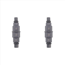 2X Hex Axle Tool for Motorcycle Front Axle Wheel 12 14 17 19 22 24mm 6 in 1 Spindle Socket Adapter Tool 3/8 Inch