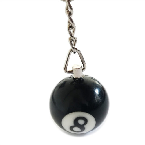 Ensemble de 128 porte-clés boules de billard colorées, accessoires de billard. 2