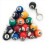 Ensemble de 128 porte-clés boules de billard colorées, accessoires de billard. 5