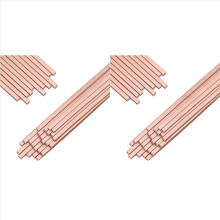 Sticks Brazing Rods, BCuP-5 15% Silver Solder Copper Phosphor Welding Rods Industry Grade 0.050x1/8x10inch 120pcs