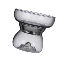 Borosilicate Teas Infuser For Teas Water Separation And- gray