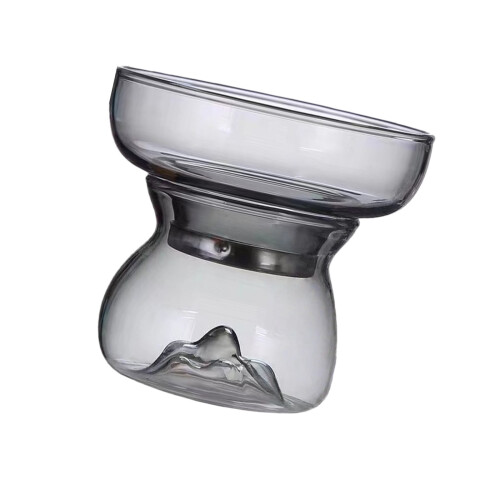 Borosilicate Teas Infuser For Teas Water Separation And- gray