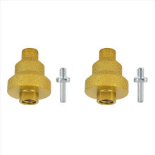 2X Diamond Core Drill Bit Set,20-35-50mm Stepped Pagoda Design Multi-Layer Conical Hole Opener