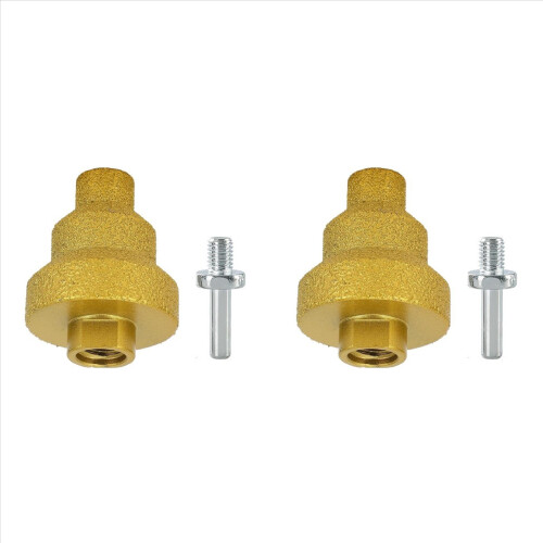 2X Diamond Core Drill Bit Set,20-35-50mm Stepped Pagoda Design Multi-Layer Conical Hole Opener