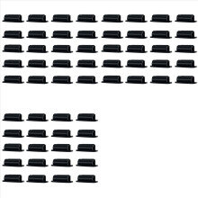 Pen Holder Set of 60 Adhesive Silicone Pen Holder for Desk and Other Surfaces Black