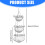 Chain Adjustable Hanging Fruit Basket 3 Layer For-2 pack 4