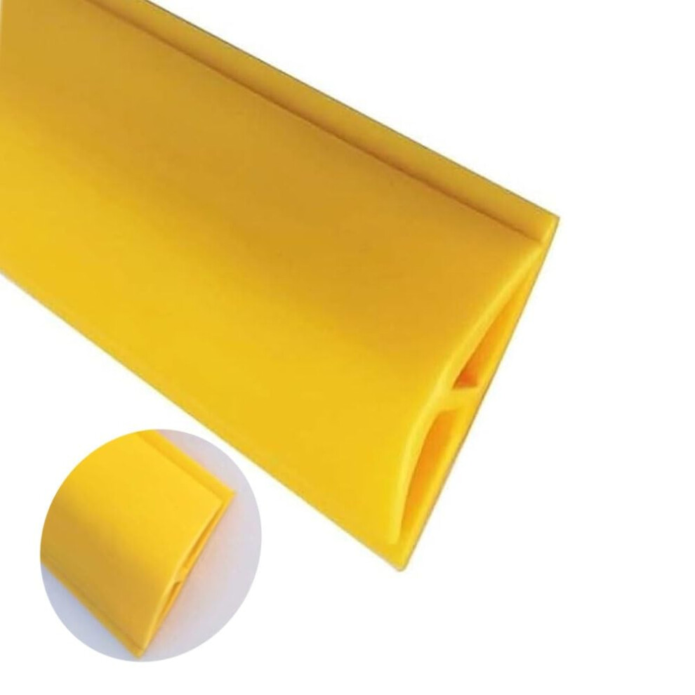 Durable Pvc Floor Transition Strip For Carpet To Tile Threshold, Yellow 2M, Smooth Edge Trim 9119770783196