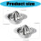 Metall-Hand-Entsafter mit Sieb,-Kleiner runder Griff 3