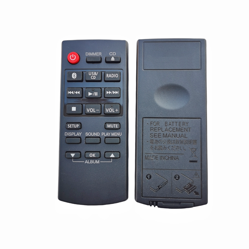Replacement Remote Control For Panasonic Sc-Pm250 Sa-Pm250 Sc-Hc29ph-K Sa-Ux100 Sa-Akx200 Sc-Hc200 Sc-Hc302 Audio System 6935161400939