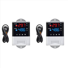 2x DTC2210 WLAN-Temperaturregler-Aquarienthermostat mit Sensor und App-Steuerung für Smart Home