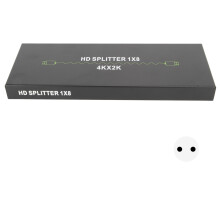 Ultra HD HDMI-splitter för hemmabiosystem erbjuder plug-and-play-installation med avancerade funktioner som HDR10 och tvåvägsväxling, hållbar
