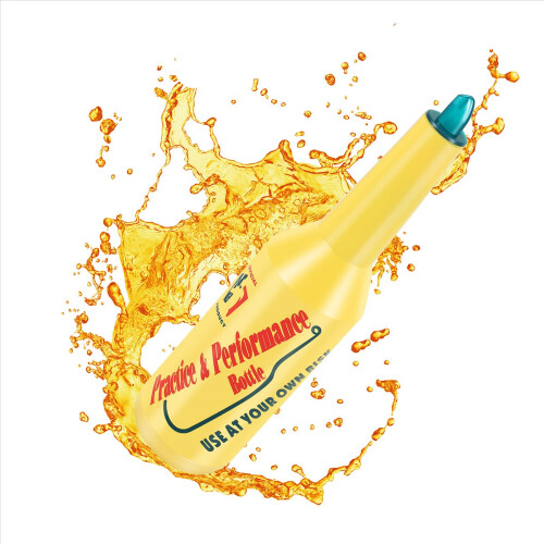 Flair Bartender Bartending Practice Bar Pub Bottle Wine Cocktail Shaker - Yellow 2