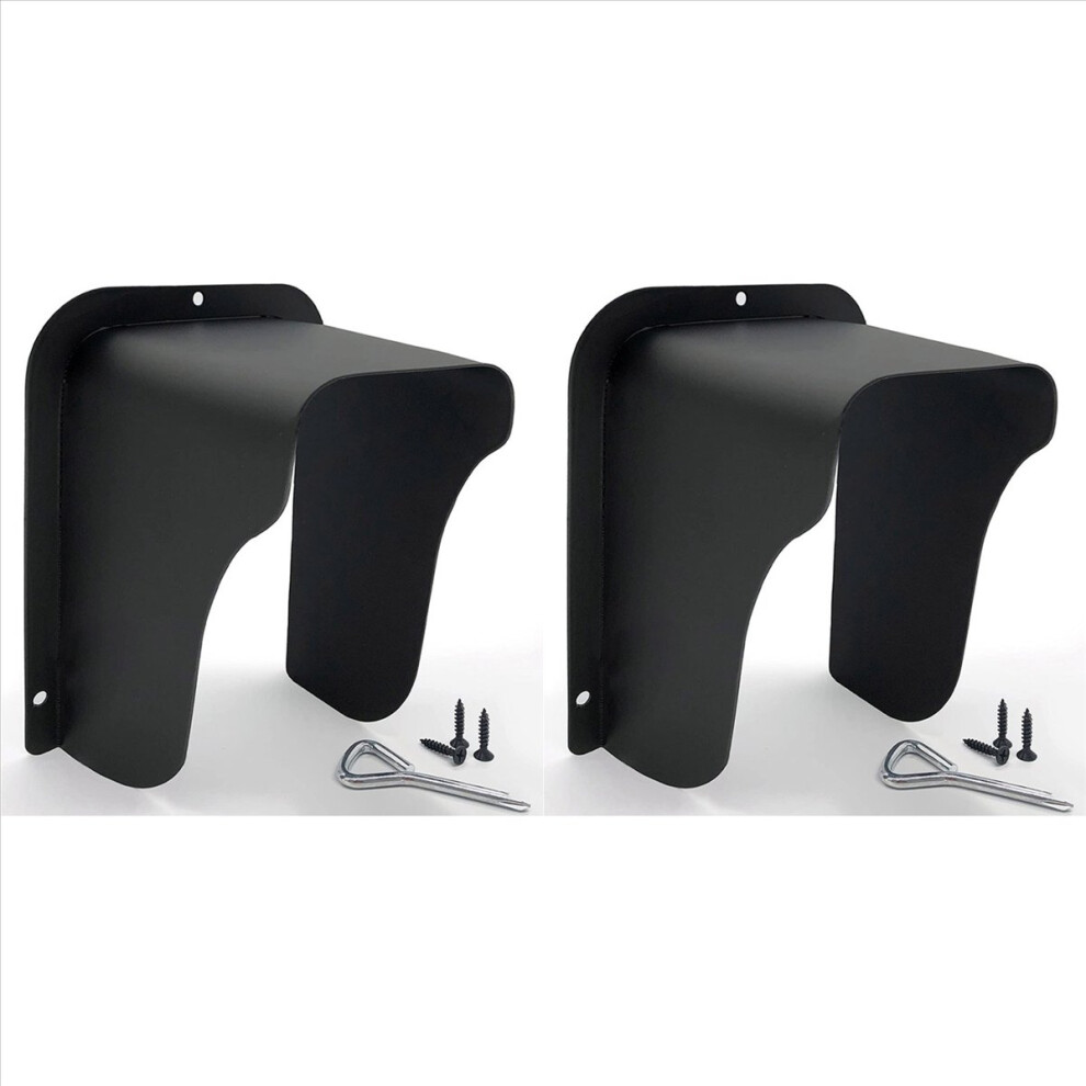 2X Doorbell Rain Cover Doorbell Sun Protection Box Socket Rain Cover Visual Access Control Machine Wind Shield 4852070785259