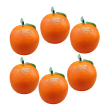 6pcs Simulations Artificial Orange Model Suitable for-orange