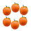 6pcs Simulations Artificial Orange Model Suitable for-orange 1