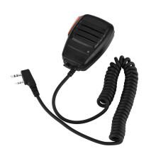 Microfono altoparlante remoto per walkie talkie, compatibile con Baofeng UV5R UV888S, Kenwood Quansheng, radio GMRS e FRS, leggero, in plastica,
