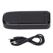 Kabelloser Musikstreaming-Adapter mit Freisprechfunktion, LCD-Bluetooth-Sender-Empfänger für Auto, Heim-AUX-Stereoanlage, Geräuschunterdrückung,
