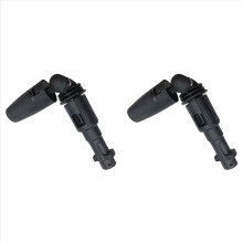 Bocal de água de alta pressão com rotação de 360 (2 unidades), jato de água em leque ou concentrado, ideal para lavar carros.