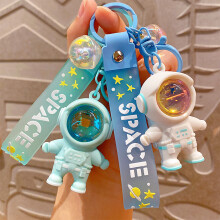 Kawaii kľúčenka s astronautským svetlom, štýlová kľúčenka s funkciou západu slnka, kľúčenka s baterkou na batoh, peňaženku, kabelku,